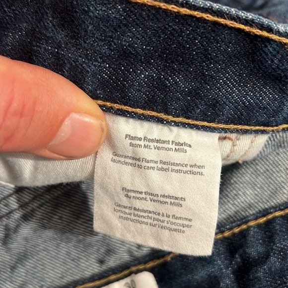 Carhartt FR Fire Retardant Jeans in Blue, size 34x34 - Picture 9 of 14